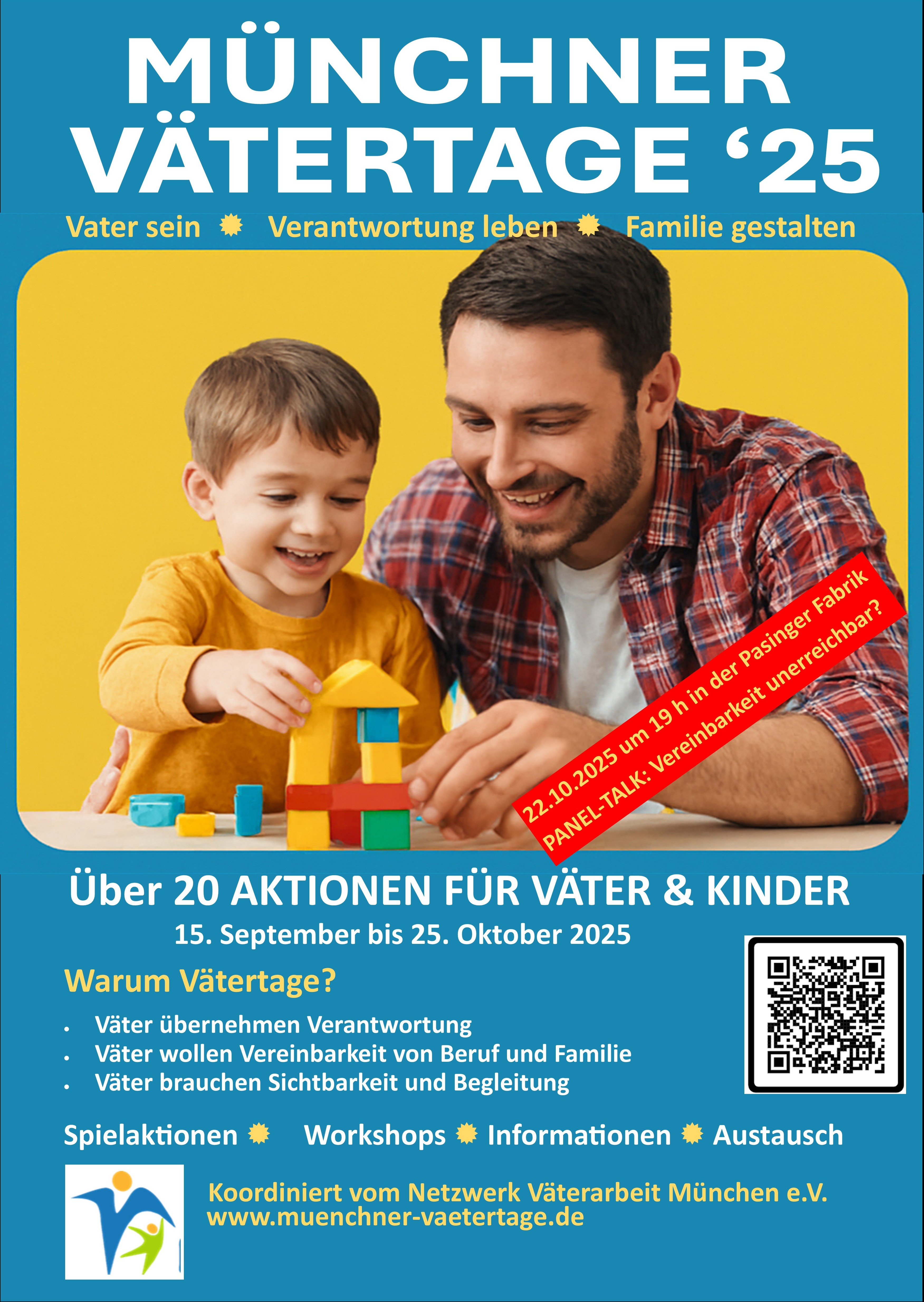 Plakat Münchner Vätertage 2025